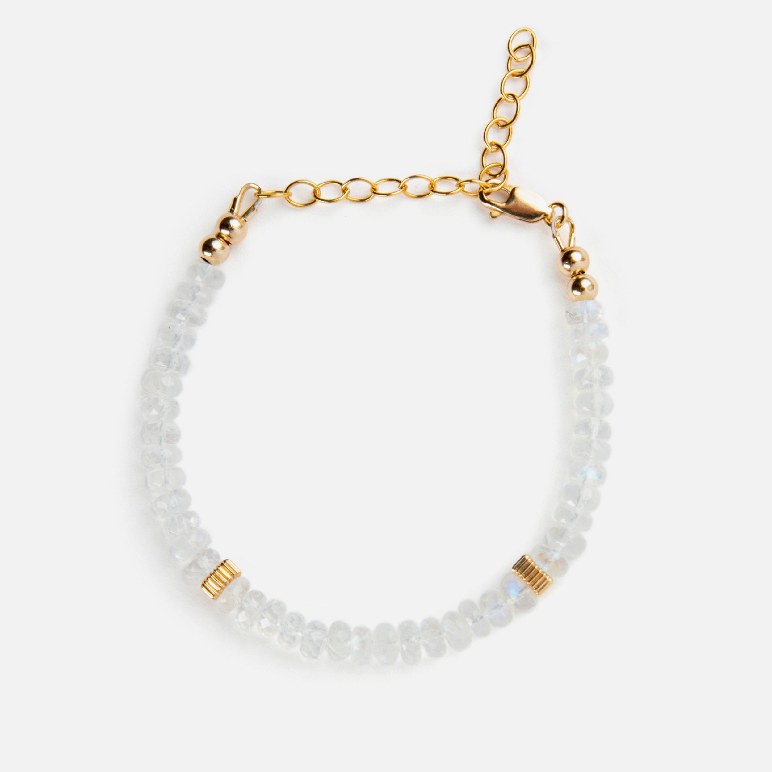 Bracelet featuring stunning high-flash moonstone, adding the perfect touch of elegance from day to night.